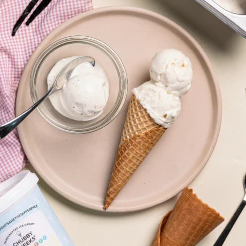 Classic Vanilla Cone - premium cones ice cream from KIYANO